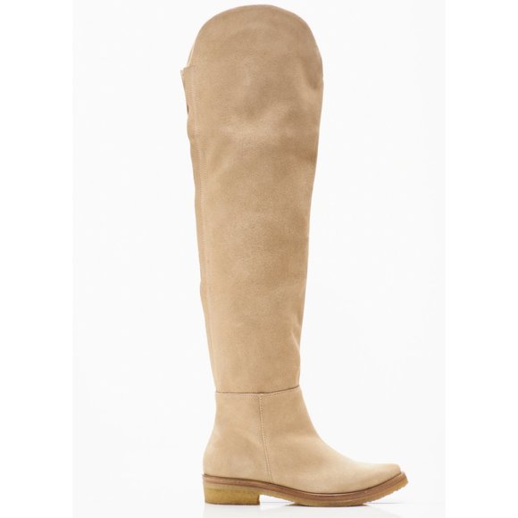 NWT Free People Banks Over The Knee Boot / Sand - Picture 3 of 7